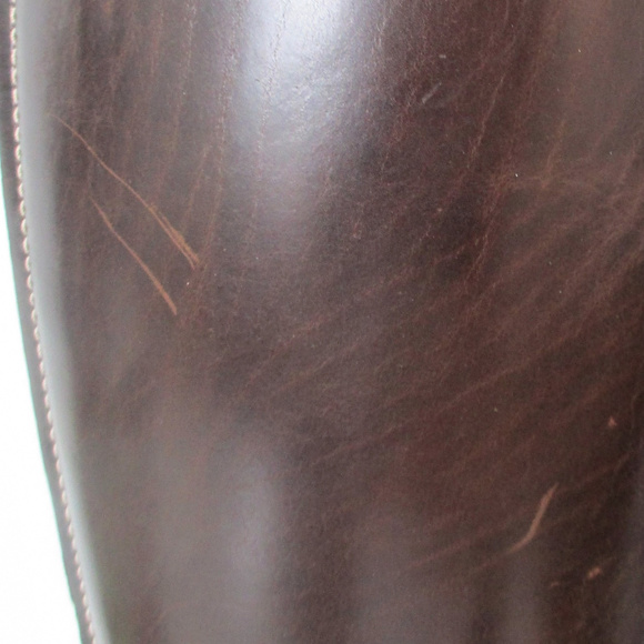 (NWT) Dolce & Gabbana, Riding Boots, Leather & Patent w/Rubber Size 6, - Picture 7 of 8